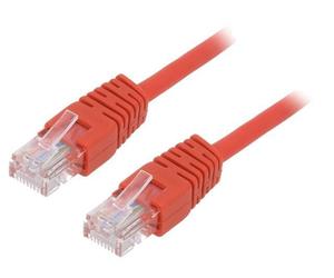 PP12-5M/R Patch cord U/UTP 5e Line CCA PVC Red L: 5m 26AWG ØLeitg: 5mm BEMBIRD