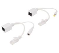 PP12-POE-0.15M-W PoE Passive Cable Set Power Supply via Ethernet (PoE) GEMBIRD