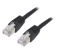 PP22-2M/BK Patch cord F/UTP 5e Line CCA PVC Black L: 2m 26AWG GEMBIRD
