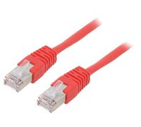 PP22-2M/R Patch cord F/UTP 5e Line CCA PVC Grey L: 2m 26AWG Shielded GEMBIRD