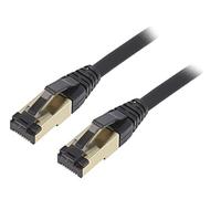 PP8-LSZHCU-BK-0.25M Patch cord S/FTP Cat 8 Line Cu LSZH Black L: 025m 27AWG G