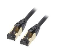 PP8-LSZHCU-BK-10M patch cord RJ45 connector, both sides S/FTP Cat 8 line Cu G...