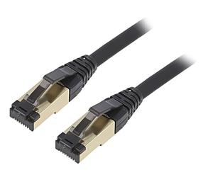 PP8-LSZHCU-BK-1M Patch cord S/FTP Cat 8 Line Cu LSZH Black L: 1m 27AWG GEMBIRD