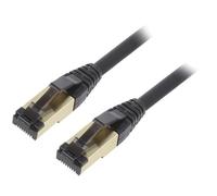 PP8-LSZHCU-BK-2M patch cord RJ45 male, both sides S/FTP Cat 8 line Cu GEMBIR