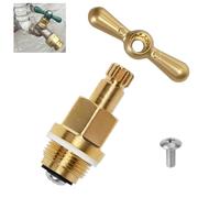 PP806 Lawn Faucet Hose Bibb Tee Handle Replacement 12 Broach Point Outside Faucet Hose Sillcock Tee Handle And PK1100 Fits for Arrowhead Brass Assy and One Piece Bonnet for Hose Bibs