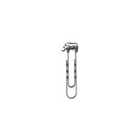 PPA41 Hippo on a Bookmark Clip Slide Metal Ticket Holder Books File