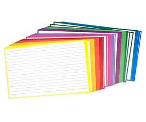 PPAPPAPPIYO 5x8 Ruled Index Cards, EXTRA THICK 260gsm, Large Study Flashcards, 50 PCS, Premium Note Cards for Studying, Speeches, Presentations, Color Cards