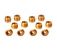 PPcdfre 12 Pieces Female Threaded Nut Screw Adapters Microphone Clip Holder Nut Adapters for Mic Micphone Stand
