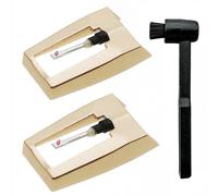 PPcdfre 2Pcs Record Player Needles Replacement with Stylus Cleaning Brush Kit,Record Player Needle Stylus for,Turntables