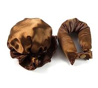 PPcdfre 2Pcs Satin Heatless Curler for Long Hair. Hair Curls Curling Rod Curling Headband Ties Set Brown
