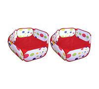 PPcdfre 2X Guinea Pig Foldable Playpen Portable Small Animals Playpen Open Outdoor/Indoor Exercise Fence for Hedgehogs, Hamster