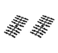 PPcdfre 2X M3 Tie Rod End Ball Joint Cap 4.8mm 5mm for 3Racing S XI XIS D4 D5 Ultimate Advance 1/10 RC Car Parts