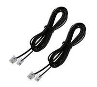 PPcdfre 2X RJ11 6P4C Telephone Cable Cord ADSL Modem 2 Meters