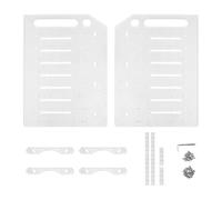 PPcdfre 3.5 Inch Desktop Hard Disk Rack Transparent Acrylic Mechanical Hard Disk Cage External Hard Disk Storage Box 8 Layer