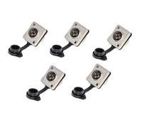 PPcdfre 3 Pole Holder 3 Pole Waterproof Male and Female Microphone Audio Plug Xlr Balanced Threaded XLR Head Holder, B