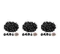 PPcdfre 300PCS Plastic Safety Crochet Eyes Bulk with 100PCS Washers for Crochet Crafts (0.24Inch/6mm)