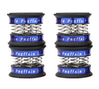 PPcdfre 4Pcs Amplifier Shock Spring Damping Pad HIFI Stand Feet Speaker Audio CD Amplifier Foot Pad Black