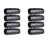 PPcdfre 4Pin Speaker/Amp Speakon Female to Female Plug Jack Straight Coupler Cable Connector (8 Pack)