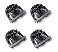 PPcdfre 4X Black Ceramic Titanium Knife Pet Dog Hair Trimmer Blade Clipper Head for P2 P3 P6 P9 S1 ZP-295 ZP-293 4