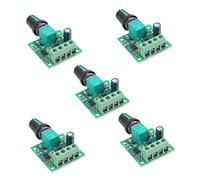 PPcdfre 5X 1.8V 3V 5V 6V 7.2V 12V 2A 30W DC Motor Speed Controller (PWM) 1803BK Adjustable Driver Switch