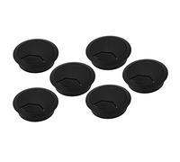 PPcdfre 60mm Computer Desk Table Grommet Cable Port Wire Hole Cover 6 Pcs