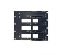 PPcdfre 6Gbps SSD HDD SATA5.1 Hard Disk Drive Backplane Nas Storage Card Server Expansion Board SATA to 4-Disks Adapter 2 X 4D