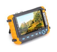 PPcdfre 8MP CCTV Security Camera Tester IV8W 5Inch CCTV Monitor AHD/CVI/TVI CVBS Analog Camera Tester Cameras Tester HD UK Plug