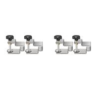 PPcdfre Drawer Front Installation Clamps, 4PCS Stainless Steel Cabinet Installation Clamps Tools for Drawer Front Panel