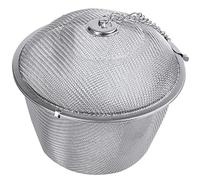PPcdfre Extra Large Stainless Steel Twist Lock Mesh Tea Ball Tea Infuser with Hook Chain