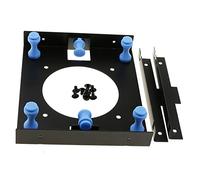 PPcdfre Metal Black Shock-Proof 3.5 Inch Hard Disk to 5.25 Inch DVD ROM Bay Mounting Adapter