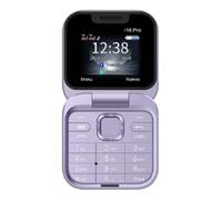 PPcdfre Mini Flip Mobile Phone FM Radio Voice Blacklist Speed Dial Vibration 2SIM Card Small Display Foldable Phone()