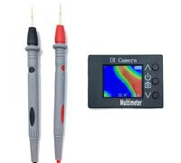 PPcdfre Portable IR Thermal Imaging Multimeter, 32x24 IR Camera & Digital Multimeter 2 in 1 Digital Infrared Thermal Imager