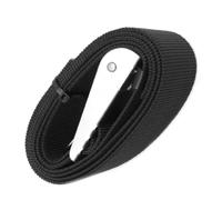 PPcdfre Scuba Diving Weight Belt Strap Adjustable Backplate Harness Crotch Strap with Steel Buckle Diving Supplies 1.8m Black