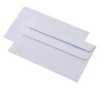 PPD 100 Dl Plain White Self Seal Envelopes 110X220mm