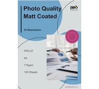 PPD 100 Sheets A3 Photo Paper Matte Photo Quality Inkjet