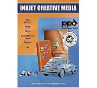 PPD 50 Sheets A4 Inkjet Glossy Photo Sticker Paper 120gsm True Photographic Quality PPD-73-50