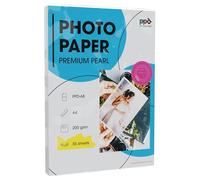 PPD 50 Sheets A4 Inkjet Premium Satin (Lustre) Photo Paper 200gsm Professional Grade PPD-68-50