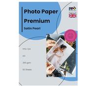 PPD 50 Sheets A4 Inkjet Satin Premium Plus Archival Photo Paper 260gsm PPD-124-50