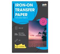 PPD A3 Inkjet Premium Iron-On T-Shirt Transfer Paper for Dark Textiles - 10 Sheets PPD-107