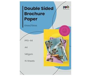 PPD A4 Premium Inkjet Photo Paper Double Sided Glossy 180g for Photos, Brochures, Calendars and Photo Albums A4 x 15 Sheets (PPD-44-15)