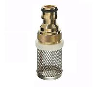 PpeiliL 1pc Industrial-Grade 16mm Hose Filter - Brass Body with 304 Stainless Steel Mesh for Garden Irrigation and Aquaculture(1/2")