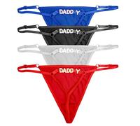 PPETAUL Custom Thong - Personalized Thongs with Name Customized Panties for Women Rhinestone Golden Letters G-String Thongs, Pattern09, One size