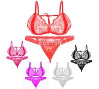 PPETAUL Custom Thong with Name - Personalized Name Thongs for Women Customized His Name Panties DIY Rhinestone Silvery Golden Letters G-String Thong Plus Size Tanga Underwear, Black, One Size