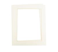 PPF (Art) Limited Two Pack Antique/Off White Picture Photo Mount Size 5x5 fits 4x4
