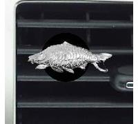 ppf12 Mirror Carp Fish Pewter Design on an Air Freshener Vent Clip Kit Decoration Car van truck Mini Bus