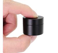 PPFISH EDC Portable Daily Pill Case, Heavy Duty Aluminium Alloy Round Pill Box, Waterproof Travel Pill Organizer, Pocket Purse Medicine Vitamin Holder EDC Container for Outdoor Camping Working