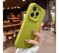PPFVVTV Luxury Liquid Silicone Case for iPhone 17 16 Pro Max Plus Soft Cover for iPhone 11 12 13 14 15 17 Air with Camera Control Button(for iPhone 11/YangLiuLv)