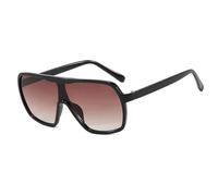 PPFVVTV Luxury Sunglasses Women Oversized Sunglass Men Summer Traveling Windproof Goggles Uv400(Black Tea)