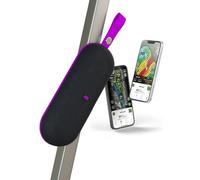 PPG All-in-One Golf Speaker with GPS Powered by Golf Logix - 40K+ Courses, 3D Mapping, Stereo Sound, Magnet Mount, IPX7 Waterproof, USB-C Rechargeable, Long Battery, Purple