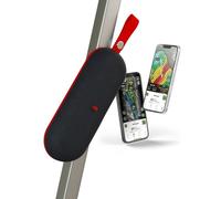 PPG All-in-One Golf Speaker with GPS Powered by Golf Logix - 40K+ Courses, 3D Mapping, Stereo Sound, Magnet Mount, IPX7 Waterproof, USB-C Rechargeable, Long Battery, Red